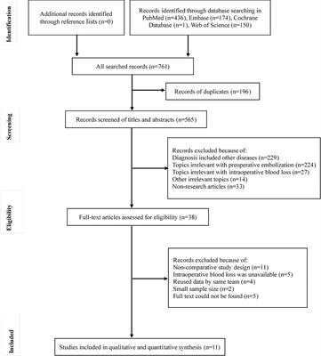 Only Tumors Angiographically Identified as Hypervascular Exhibit Lower Intraoperative Blood Loss Upon Selective Preoperative Embolization of Spinal Metastases: Systematic Review and Meta-Analysis